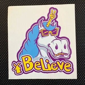 Dutch Bros Unicorn “Believe” Sticker